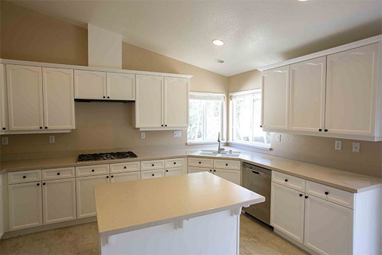 White Painted Kitchen Cabinets Sacramento